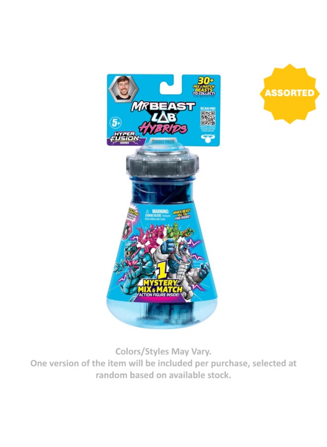 MrBeast Lab Hybrids Hyper Fusion Series Mix & Match Mystery Action Figure (10.16 cm, Assorted) - Image 1